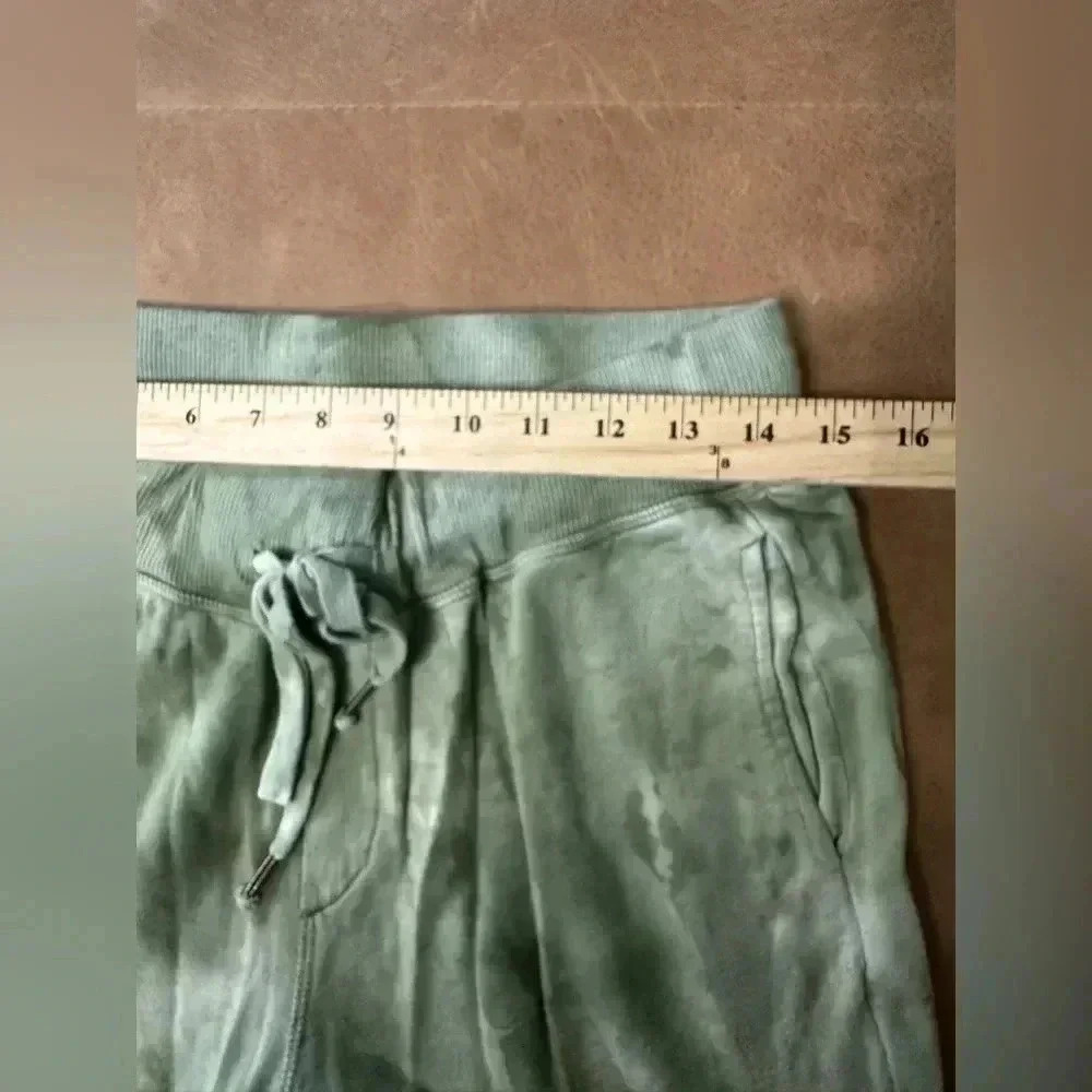 Young Fabulous and Broke Juliette Green Ombré Tie Dye Joggers Size Medium - Picture 7 of 12